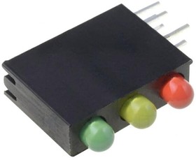 Фото 1/2 OSTSLT3E34X-3F3C, Светодиод, 3мм, двухцветный,в корпусе, красный,зеленый,желтый