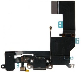 (821-00331-05) шлейф с разъемом зарядки для Apple iPhone SE, черный
