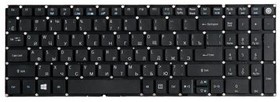 (NK.I1517.00K) клавиатура для ноутбука Acer Aspire E5-722, E5-772, V3-574G, E5-573T, E5-573, E5-573G, черная без рамки, гор. Enter