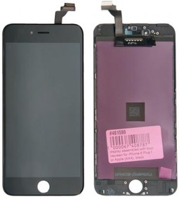 (iPhone 6 Plus) дисплей в сборе с тачскрином для Apple iPhone 6 Plus, черный (copy lcd)
