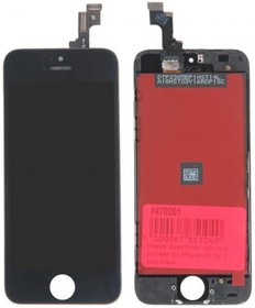 (iPhone SE) дисплей в сборе с тачскрином для Apple iPhone SE, черный