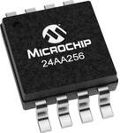 24AA256T-I/MS, EEPROM Serial-I2C 256K-bit 32K x 8 1.8V/2.5V/3.3V/5V Automotive AEC-Q100 8-Pin MSOP T/R