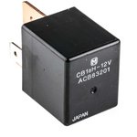 CB1AH-12V, Plug In Automotive Relay, 12V dc Coil Voltage, 70A Switching Current, SPST