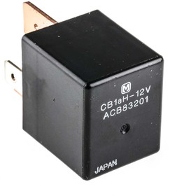 Фото 1/5 CB1AH-12V, Plug In Automotive Relay, 12V dc Coil Voltage, 70A Switching Current, SPST