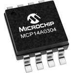 MCP14A0304-E/MS, IGBT 3A 4.5V~18V 3A MSOP-8 Gate Drive ICs