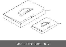 51089010341, Абсорбционный мат