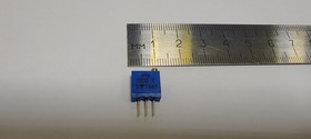 64W100R, Подстроечный резистор 25-оборотный, линейный, 0.5 Вт, 100 Ом, 9000 ° Vishay 64 W 100R