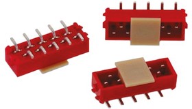 Фото 1/2 690357281276, WR-MM Series Straight Surface Mount PCB Header, 12 Contact(s), 2.54mm Pitch, 2 Row(s), Shrouded