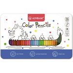 Набор цветных карандашей 36цв. в металлическом футляре 9800-36