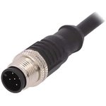 PXPTPU12FIM05ACL010PUR, Sensor Cables / Actuator Cables M12 Series M In-Line ...
