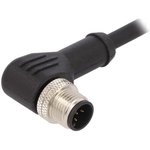 PXPTPU12RAM05ACL010PUR, Sensor Cables / Actuator Cables M12 RA Overmould Flx Cbl Conn