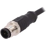PXPTPU12FIM04DCL010PUR, Sensor Cables / Actuator Cables M12 Series M In-Line ...