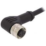 PXPTPU12RAF05BCL010PUR, Sensor Cables / Actuator Cables M12 RA Overmould Flex ...