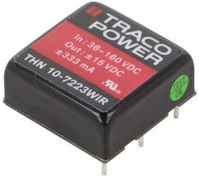 Фото 1/2 THN 10-7223WIR, DC/DC Converter 36 ... 160V 15V 333mA 10W