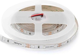 Фото 1/10 00-433 Светодиодная лента 12В, ПРО, 4,8Вт/м, smd3528, 60д/м, IP20, подложка 8мм, 5м, желт.