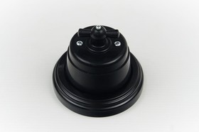 Фото 1/3 Выключатель поворотный с корпусом из пластика серии "ВЕКТОР" (черный) ВПП02
