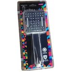 Лейка для душа LUXE квадрат 1 функция, 100x100мм, хром 34347