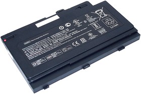 Фото 1/2 Аккумулятор AA06XL для ноутбука HP ZBook 17 G4 11.4V 8420mAh черный Premium