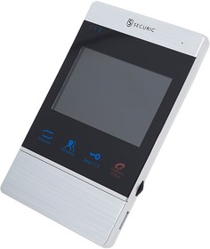 Фото 1/6 45-0332, Цветной монитор видеодомофона 4,3" формата AHD, с сенсорным управлением, детектором движения, функц