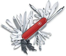 Фото 1/5 Складной нож Victorinox SwissChamp XXL, функций: 73, 91мм, красный , коробка подарочная [1.6795.xxl]