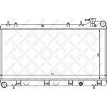 1026263SX, 10-26263-SX_радиатор системы охлаждения!\ Subaru Impreza/Forester ...