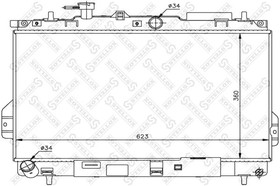 1026596SX, Радиатор системы охлаждения МКПП HYUNDAI MATRIX 1.6/1.8 01  [2531017000]