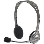 Гарнитура проводная Logitech Stereo Headset H111 Сер(981-000594/ 981-000593)