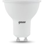Лампа светодиодная Gauss 101506307 7Вт цок.:GU10 рефлек ...