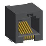 73305-111LF, Модульный разъем, Modular Jack, 1 x 1 (Порт), 6P6C, Cat3 ...