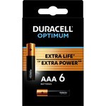 Батарейки Duracell 5014066 ААА алкалиновые 1,5v 6 шт. LR03-6BL Optimum