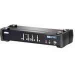 CS1764A, 4 Port USB DVI KVM Switch, 3.5 mm Stereo 1920 x 1200 Maximum Resolution