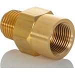 181250818, ENOTS Series Straight Threaded Adaptor, R 1/8 Male to Push In 8 mm ...