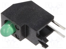 2030.8031, LED; in housing; green; 2.8mm; No.of diodes: 1; 20mA; 40°; 10?20mcd