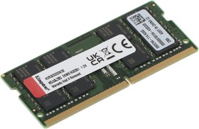 Фото 1/10 Память DDR4 32Gb 3200MHz Kingston KVR32S22D8/32 VALUERAM RTL PC4-32000 CL22 SO-DIMM 260-pin 1.2В dual rank Ret