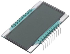 Фото 1/2 DE 161-RS-20/7,5 (3 VOLT), Дисплей LCD, 7-сегментный (цифровой), STN Positive, Знак 12,7мм