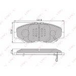 BD-3404, BD-3404 Колодки тормозные LYNXauto