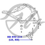 HB890219, Опора шаровая