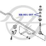 HR801007, Втулка тяги стабилизатора передней и задней подвескок