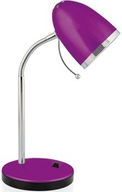 Светильник настольный, Camelion KD-308 C12 фиолетовый (230V 40W E27)
