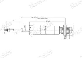NAM-1104, Амортизатор газомасляный задний