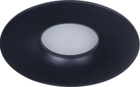Встраиваемый светильник алюминиевый ЭРА KL105 BK MR16 GU5.3 черный Б0059792