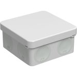 Коробка распред.о/п, 2К, HF, УФ 80x80x40мм IP67 (60 шт) цвет-серый GE42435