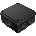 Коробка распред.наружного монтажа 100x100x50мм IP55 (48шт),цвет-чёрный GE41234-05