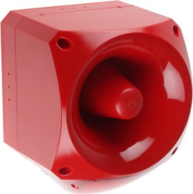 Фото 1/5 PNC-0035, PNC Series Red Sounder Beacon, 10 60 V dc, IP66, Side Mount, 120dB at 1 Metre