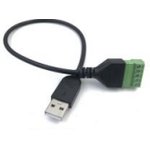 Кабель со сборным разъемом USB тип А папа