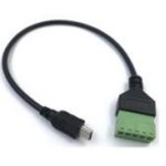 Кабель со сборным разъемом mini USB папа