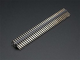 1541, Adafruit Accessories Break-away 0.1 2x36-pin strip right-angle male header (5 pack)