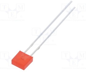 OSR5JA7DA4B, LED; rectangular; 2x5x5mm; red; 100?150mcd; 100°; Front: flat; 20mA