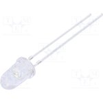 OSW44K6231A, LED; 5mm; white cold; 14400?18000mcd; 30°; Front: convex; 2.9?3.4V