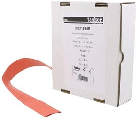 BOX 1995 R, Термоусадочная трубка; без клея; 2: 1; 19мм; L: 5м; красный